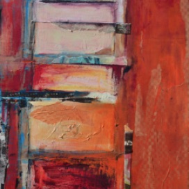 RED LADDER
48" x 24"
Mixed Media on wood